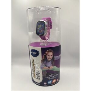 VTech KidiZoom Smartwatch DX4 - Purple NEW Watch Is Detached From Container